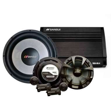 Paket Audio Mobil Upgrade Harian Sansui Fullkit