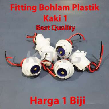 FITTING BOHLAM PLASTIK - SOCKET LAMPU KAKI 1