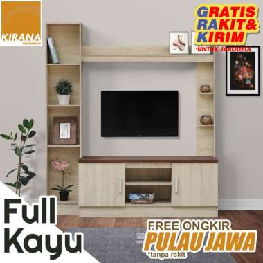 Kirana Lemari Meja TV - Buffet TV - Rak TV Florida SC BC sonoma cream