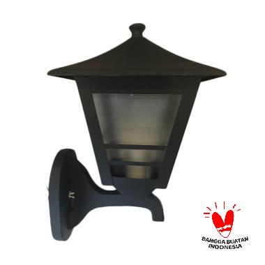 ATN LD 024 Minimalis Garis Lampu Dinding - Hitam