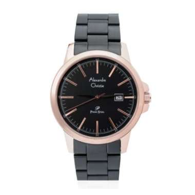 ALEXANDRE CHRISTIE AC 1008 ROSEGOLD BLACK MAN MDBBRBA