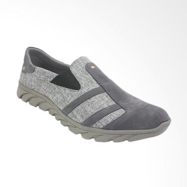 Dr.Kevin Man Slip On Shoes Sepatu Pria - Grey [13347]