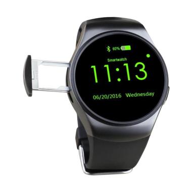 KingWear KW18 Bluetooth Smartwatch for iOS or Android - Hitam