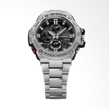 CASIO G-Shock Tough Solar Jam Tangan Pria - Silver [GST-B100D-1A G-STEEL] Silver
