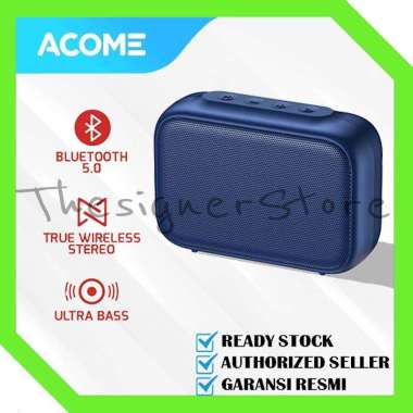 Acome Speaker Bluetooth 5.0 Portable Ultra Bass TWS Garansi Resmi 1 Tahun A1 SENSE