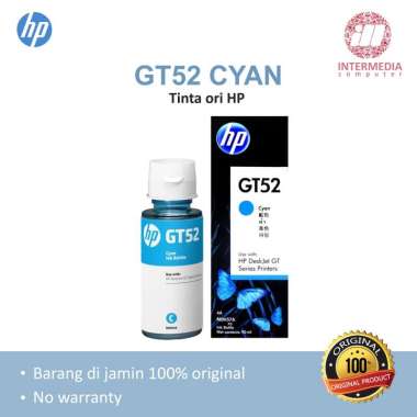 Tinta Hp GT53 GT 52 CYAN