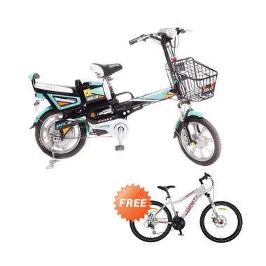 Paket Bundling - Selis Sniper Sepeda Listrik - Tosca + Free Selis Dignity Winner