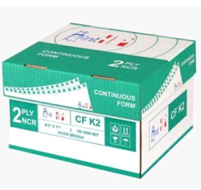 Continuous Form 9.5 x 11 2Ply / Kertas Print Ukuran A4 Ukuran A4 Bagi 2