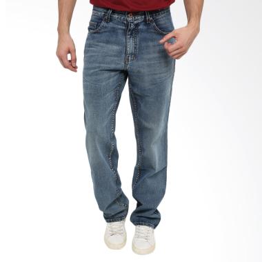 Edwin Regular Fit Celana Panjang Jeans Pria - Biru Jeans [305-79-006]