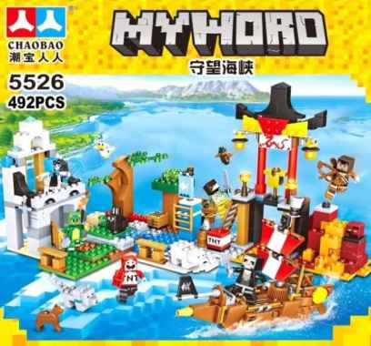 Brick/Block Chaobao 5526 Minecraft My world ( The Attack of The Pirates )