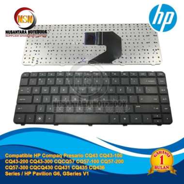 Keyboard HP COMPAQ CQ43 CQ430 CQ57 HP Pavilion G4 G6 G43 Series