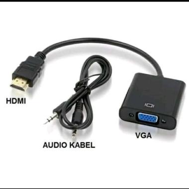 CONVERTER HDMI TO VGA WITH AUDIO. / KABEL HDMI TO VGA + AUDIO