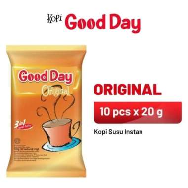 Promo Harga Good Day Cappuccino per 10 sachet 25 gr - Blibli