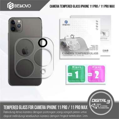Benovo Tempered Glass Camera Iphone 11 PRO / 11 PRO MAX Lensa Kamera