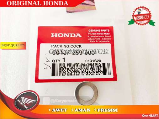 RING TAP OLI BAUT 17 BEBEK MATIC SPORT ORIGINAL HONDA