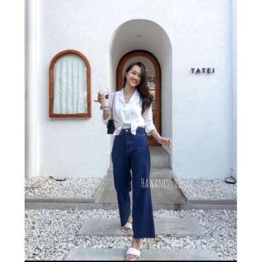 Harga Bf Kulot Jeans Dark Blue Terbaru 