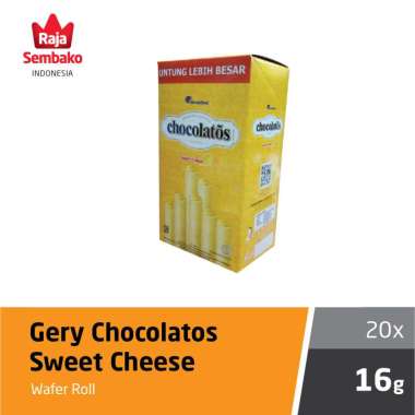 Promo Harga CHOCOLATOS Wafer Roll Sweet Cheese per 20 pcs 15 gr - Blibli