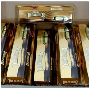 Cokelat Delfi Treasure 216gram Golden Almond Box Exclusive Golden Almond