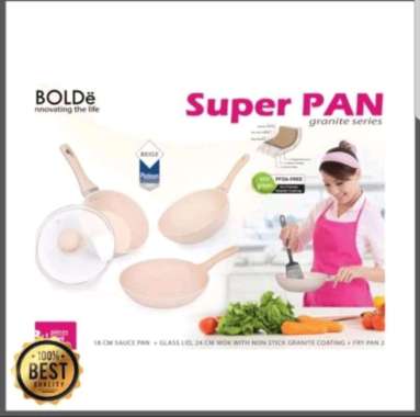 Bolde Super Pan Granite Ceramic Panci Set