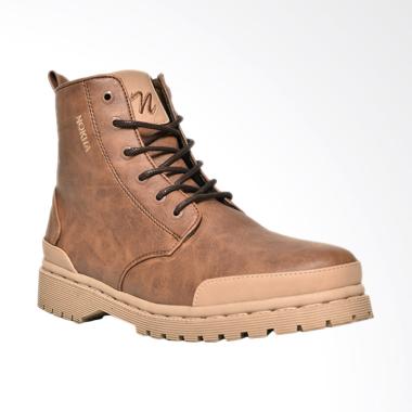 NOKHA Xander Sepatu Boots Pria - Brown