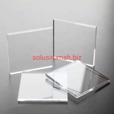 Acrylic Akrilik Sheet mika Custom Lembaran 10mm bening per100cm