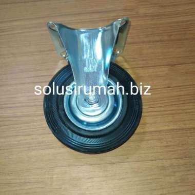 RODA ETALASE 5 INCH MATI WHEEL RODA KARET RODA TROLLEY RODA GEROBAK 5"