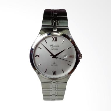 Alexandre Christie Sapphire Silver  ... am Tangan Pria [AC8541MD]