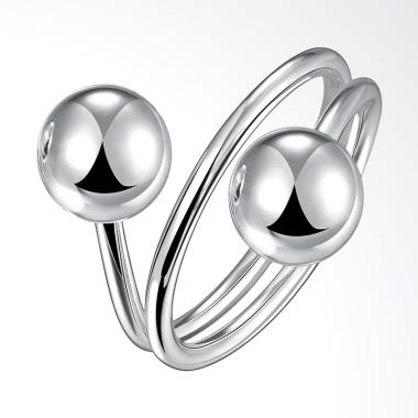 Bella & Co SPCR037-8 Adjustable Par ... is Cincin Wanita - Silver