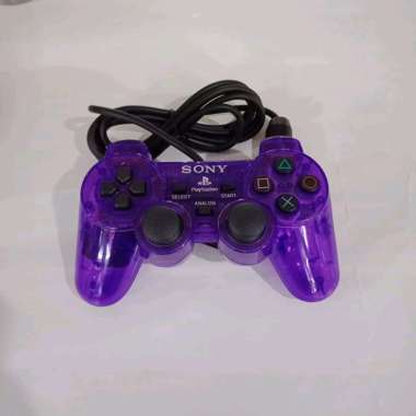 STIK STICK PS2 TRANSPARAN LAMPU KABEL BIASA (NON SERAT) STIK PS2 TRANSPARAN LAMPU KABEL BIASA UNGU