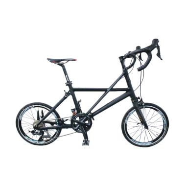 TYRELL FSX Folding Bike Sepeda Lipat - Matte Black Metallic