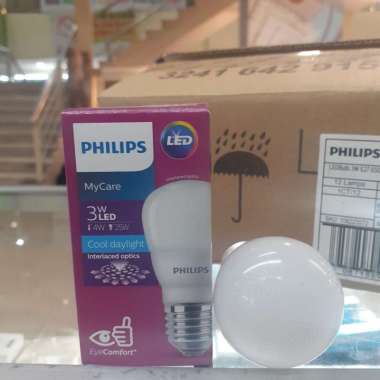 Philips Lampu LED 3 Watt Bohlam Philip Putih