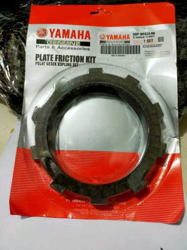 kampas kopling plat kopling Yamaha 5BP Scorpio Byson isi 6 pcs