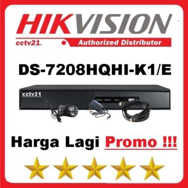 Harga Lagi Promo Hikvision DVR 8CH DS-7208HQHI-K1/E Turbo HD Support 4MP