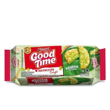 Promo Harga Good Time Cookies Chocochips Pandan Coconut 72 gr - Blibli