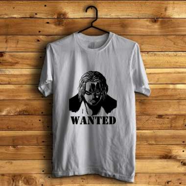 KAOS DISTRO ONE PIECE SHANKS WANTED 5XL