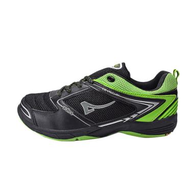 Ardiles Men Superfly Sepatu Badminton Pria - Hitam Hijau/ Citroen