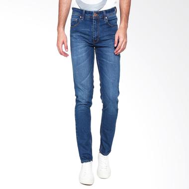 2Nd RED Slim Fit Premium Celana Jeans Pria - Biru [133256]
