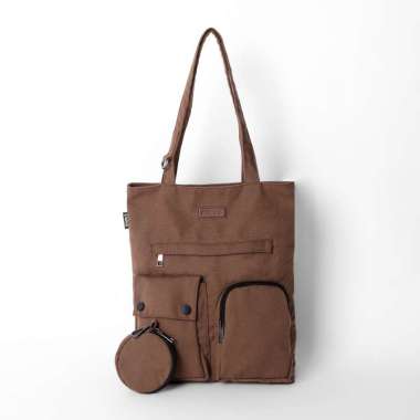 Pamole Olie Series Tote Bag Wanita Tas Wanita Coklat