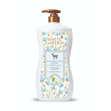 WHITE GARDEN SHWR CRMGOATS MLK&PRL 1100M