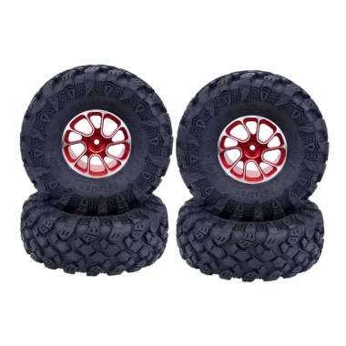 4 x RC1:10 Black Rubber Tyre & Plastic Y Type Wheel Rim for Rock Crawler Black 4 x RC1:10 Black Rubber Tyre & Plastic Y Type Wheel Rim for Rock Crawler Black
