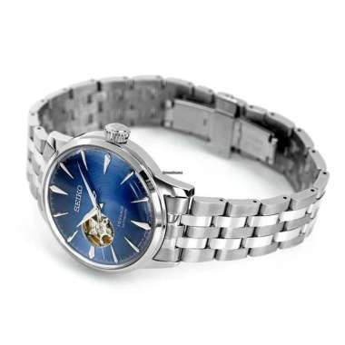 Seiko Presage Cocktail  SSA439-J1 Blue Acapulco Open Heart Japan Made Original Jam Tangan Pria