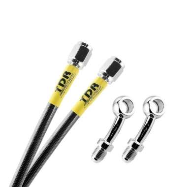 Selang Rem TDR Black Carbon 40 cm with Banjo Fitting Adj.30 Black
