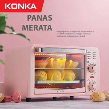 Konka Oven Pemanggang Penghangat Makanan Oven Listrik Oven Kuker Oven Kecil Oven Rumah 13 Liter