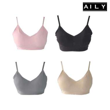 Aily FR05 Seamless Bra Wanita Pink