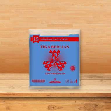 Tiga Berlian Biru HD Kecil / Kantong Kresek HDPE Assoy / Plastik Kecil