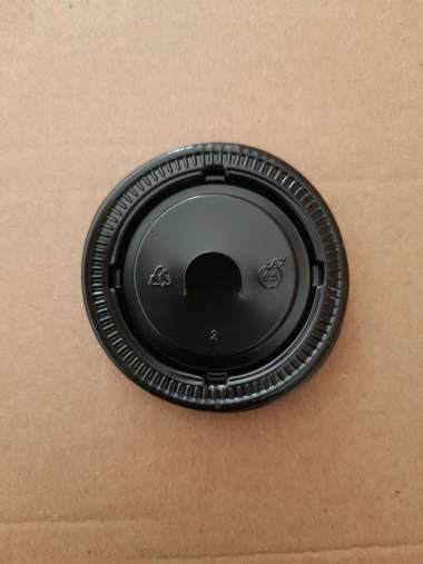 lid paper cup/hot cup/tutup papercup kopi 6oz,8oz,9oz hitam/putih @50pcs 6oz hitam
