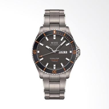 Mido Ocean Star Caliber 80 Automatic Dial Titanium Strap Jam Tangan Pria - Grey [M026.430.44.061.00]