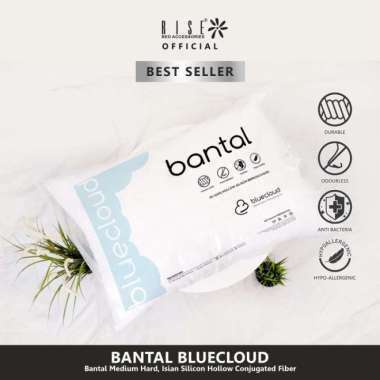 Bantal Blue Cloud Isi Silikon