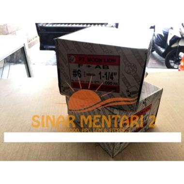 Sekrup 6 x 5/8 inch (1,5 cm) Moon Lion Dus (2000 PCS)