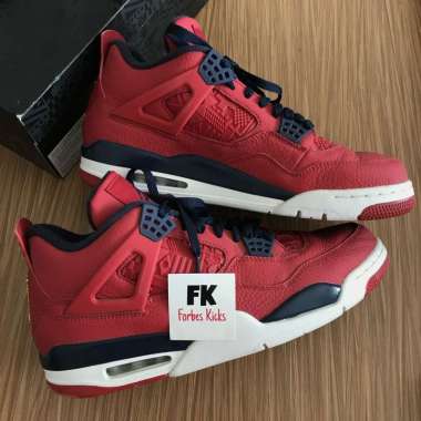 Air Jordan 4 Retro FIBA || gym red white cement black cat